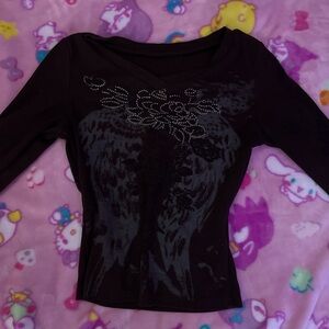 Elegant Black Women's Top